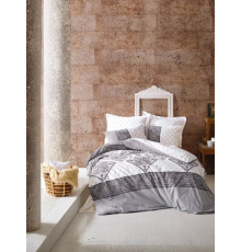 Cotton Box Çift Kişilik Bohem Nevresim Takımı Alope Gri