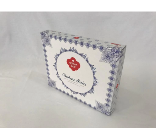 Cotton Box Çift Kişilik Bohem Nevresim Takımı Alope Gri Cotton Box Çift Kişilik Bohem Nevresim Takımı Alope Gri