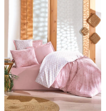 Cotton Box Çift Kişilik Nevresim Takımı Minimal Best Pembe