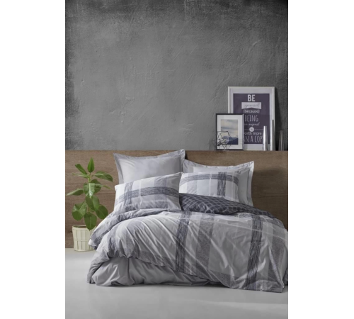 Cotton Box Çift Kişilik Nevresim Takımı Miranda Gri Cotton Box Çift Kişilik Nevresim Takımı Miranda Gri
