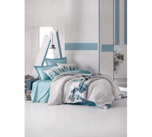 Cotton Box Çift Kişilik Nevresim Takımı Nesto Petrol Cotton Box Çift Kişilik Nevresim Takımı Nesto Petrol