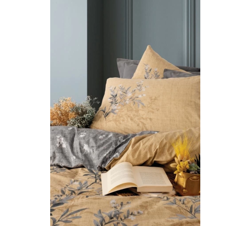 Cotton Box Çift Kişilik Nevresim Takımı Vera Gri Cotton Box Çift Kişilik Nevresim Takımı Vera Gri