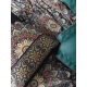 Cotton Box Çift Kişilik Saten Nevresim Takımı Ornate Petrol