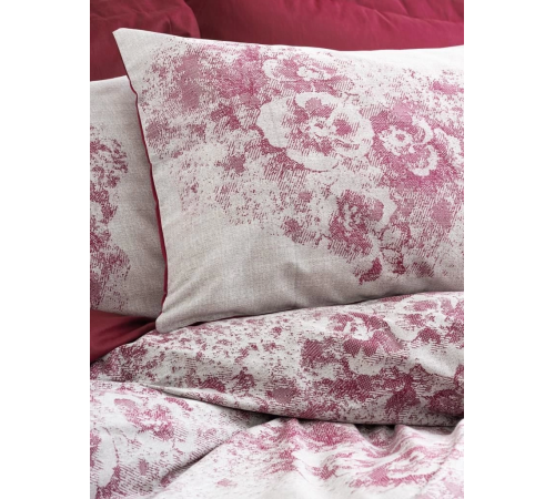 Cotton Box Dual Çift Kişilik Nevresim Takımı Vilda Bordo Cotton Box Dual Çift Kişilik Nevresim Takımı Vilda Bordo