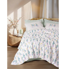 Cotton Box Estiva Çift Kişilik Pike Takımı Twig Mint