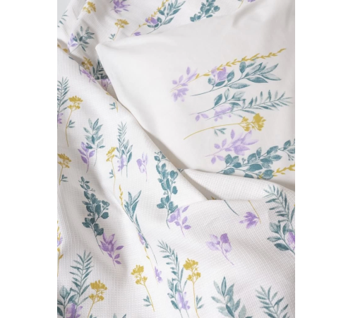 Cotton Box Estiva Çift Kişilik Pike Takımı Twig Mint