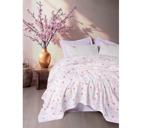 Cotton Box Estiva Çift Kişilik Pike Takımı Winsome Lila