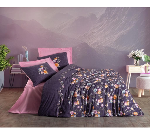 Cotton Box Feminen Çift Kişilik Nevresim Takımı Alessa Pembe