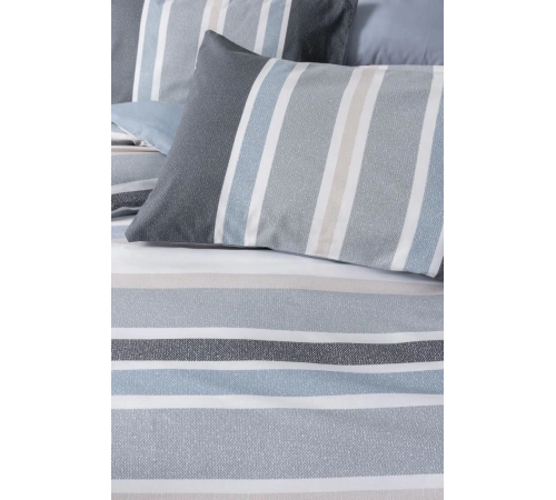 Cotton Box Line Nevresim Takımı Çift Kişilik Agahta Gri