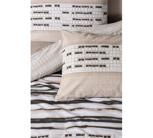 Cotton Box Line Tek Kişilik Nevresim Takımı Perry Bej Cotton Box Line Tek Kişilik Nevresim Takımı Perry Bej
