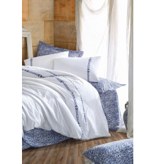 Cotton Box Majestic Seri Çift Kişilik Nevresim Takımı Delmor Lacivert