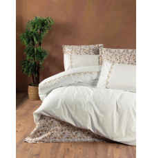 Cotton Box Majestic Seri Çift Kişilik Nevresim Takımı Polite Tarçın