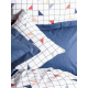 Cotton Box Minimal Çift Kişilik Nevresim Takımı Stew Mavi