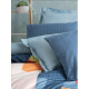 Cotton Box Modern Çift Kişilik Nevresim Takımı Cosy Mavi