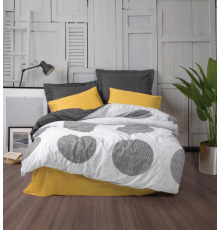 Cotton Box Modern Çift Kişilik Nevresim Takımı Dappled Sarı