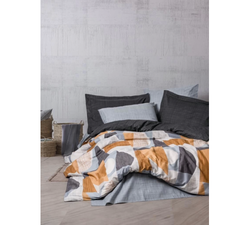 Cotton Box Modern Çift Kişilik Nevresim Takımı Giorno Gri Cotton Box Modern Çift Kişilik Nevresim Takımı Giorno Gri