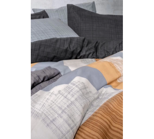 Cotton Box Modern Çift Kişilik Nevresim Takımı Giorno Gri Cotton Box Modern Çift Kişilik Nevresim Takımı Giorno Gri