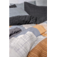 Cotton Box Modern Çift Kişilik Nevresim Takımı Giorno Gri
