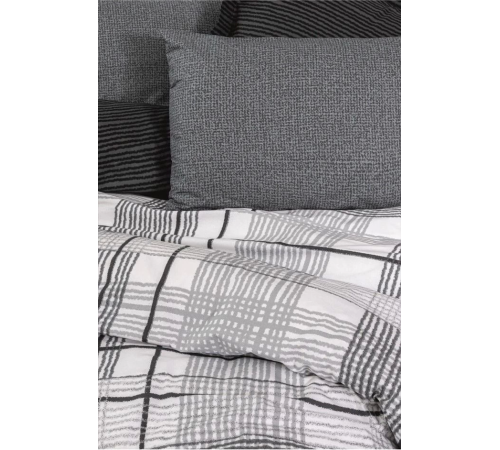 Cotton Box Modern Çift Kişilik Nevresim Takımı Will Antrasit Cotton Box Modern Çift Kişilik Nevresim Takımı Will Antrasit