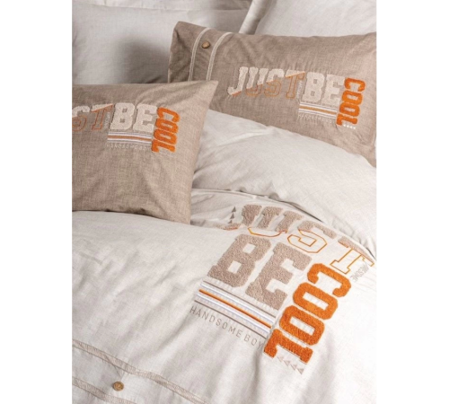 Cotton Box Mood Nakışlı Ranforce Çift Kişilik Nevresim Takımı Cool Kahve Cotton Box Mood Nakışlı Ranforce Çift Kişilik Nevresim Takımı Cool Kahve
