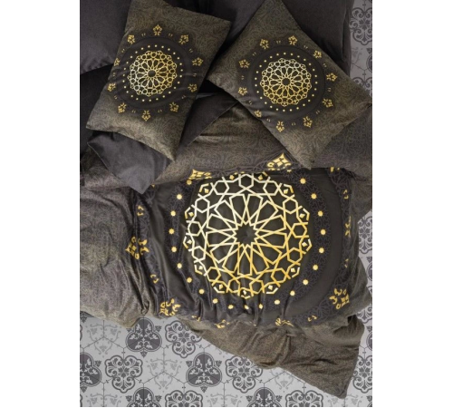 Cotton Box Palace Saten Çift Kişilik Nevresim Takımı Togay Antrasit