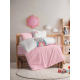 Cotton Box Pucnh Nakışlı Bebek Nevresim Takımı Lucky Pembe