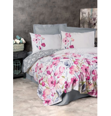 Cotton Box Ranforce Nevresim Takımı Çift Kişilik Carla Gri