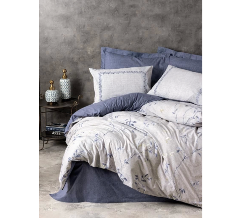 Cotton Box Ranforce Nevresim Takımı Çift Kişilik Nitsa Lacivert Cotton Box Ranforce Nevresim Takımı Çift Kişilik Nitsa Lacivert