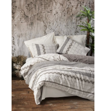 Cotton Box Toprak  Çift Kişilik Nevresim Takımı Arlo Kahve