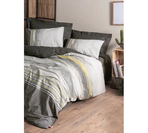 Cotton Box Toprak Çift Kişilik Nevresim Takımı Taron Vizon Cotton Box Toprak Çift Kişilik Nevresim Takımı Taron Vizon
