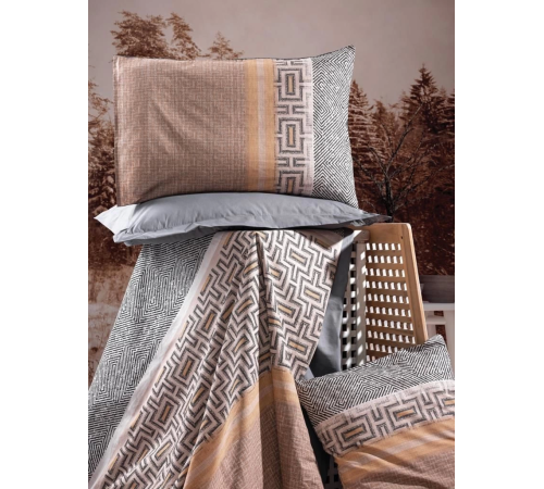 Cotton Box Toprak Vertu Antrasit Çift Kişilik Nevresim Takımı Cotton Box Toprak Vertu Antrasit Çift Kişilik Nevresim Takımı