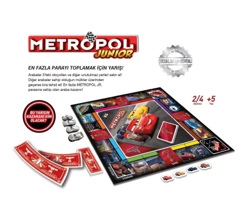 CR 10303 Cars Metropol Junior Oyunu -KS Games CR 10303 Cars Metropol Junior Oyunu -KS Games