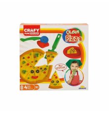 Crafy Çılgın Pizza Oyun Hamuru Seti 200 g 10 Parça