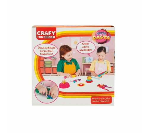 Crafy Nefis Pasta Oyun Hamur Seti 200 g 17 Parça