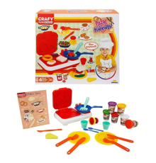 Crafy Pazar Kahvaltısı Oyun Hamuru Seti 300 g 23 Parça