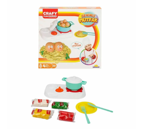 Crafy Sevimli Mutfak 200 g 10 Parça Crafy Sevimli Mutfak 200 g 10 Parça