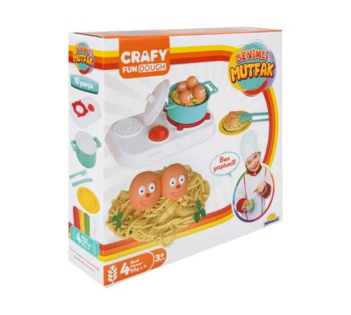 Crafy Sevimli Mutfak 200 gr. 10 Parça Crafy Sevimli Mutfak 200 gr. 10 Parça