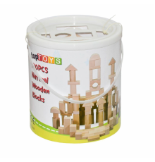 CS-8831 Natural Ahşap Blok Seti 100 Parça -Chiva
