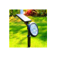 18w Ledli Solar Kazıklı Bahçe Armatürü Yeşil Işık