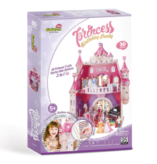 CubicFun Prenses Doğumgünü Şatosu 3D Puzzle - CUB/E1622H