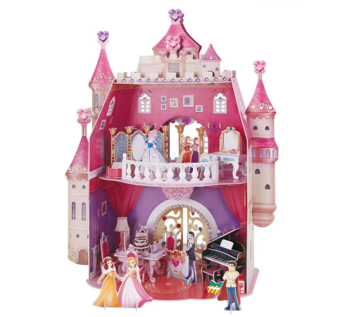 CubicFun Prenses Doğumgünü Şatosu 3D Puzzle - CUB/E1622H