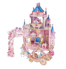 CubicFun Prenses Gizli Bahçe Şatosu 3D Puzzle