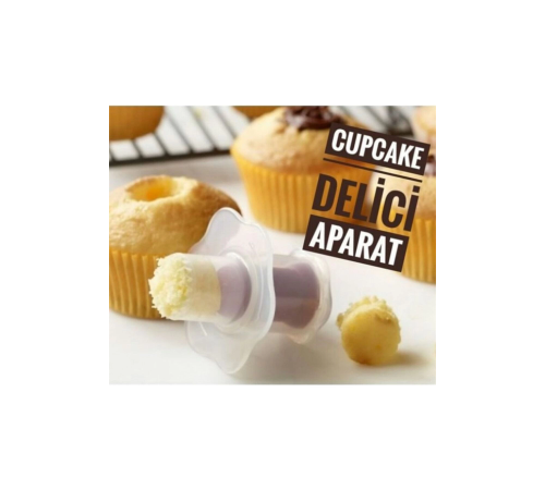 Cupcake Ve Muffin Dolgusu Için Kek Delici Delme Aparatı