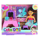 Cute Doll Mini Bebek Aksesuarlı ve Makyaj Masalı Oyun Seti