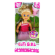 Cute Girl Pembe Balonlu Sarışın Mini Bebek