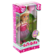 Cute Girl Pembe Balonlu Sarışın Mini Bebek