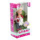 Cute Girl Tavşan Figürlü Sarışın Mini Bebek