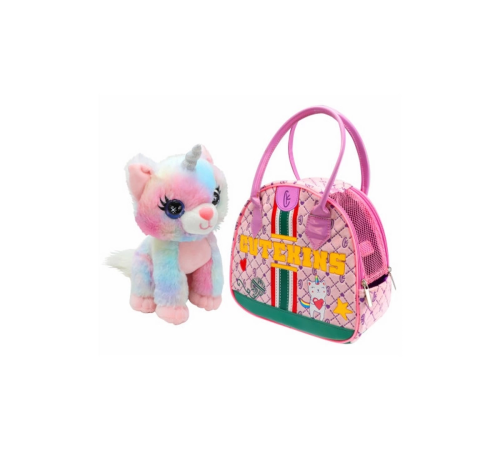 Cutekins Peluş Caticorn Posh Taşıma Çantalı