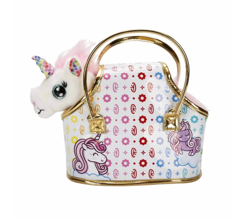 Cutekins Taşıma Çantalı Peluş Unicorn Lou Lou