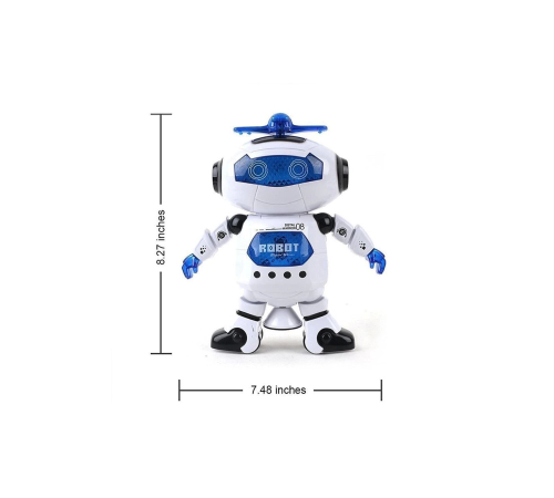 Dans Eden Robot Pervaneli Müzikli Sesli Işıklı 20 Cm Oyuncak